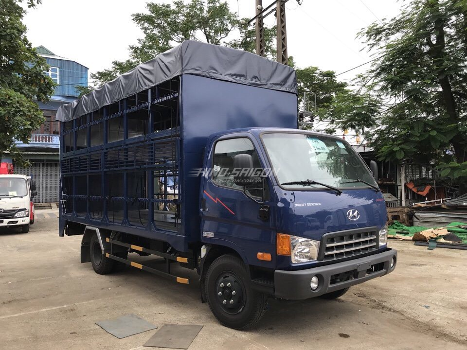 Hyundai HD700 chở xe máy tải trọng 7 tấn