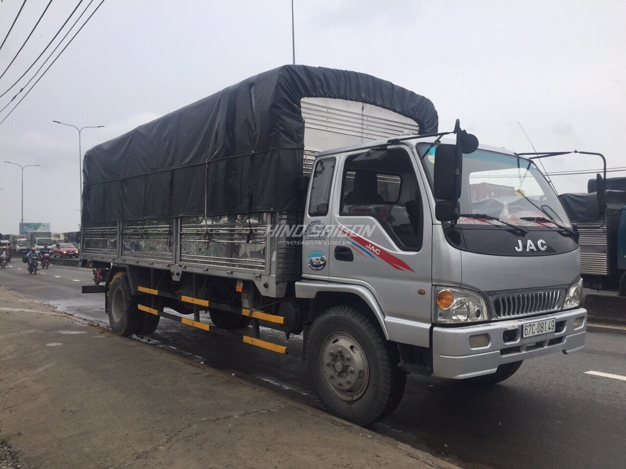 Xe tải 9 tấn JAC mui bạt cũ đời 2016