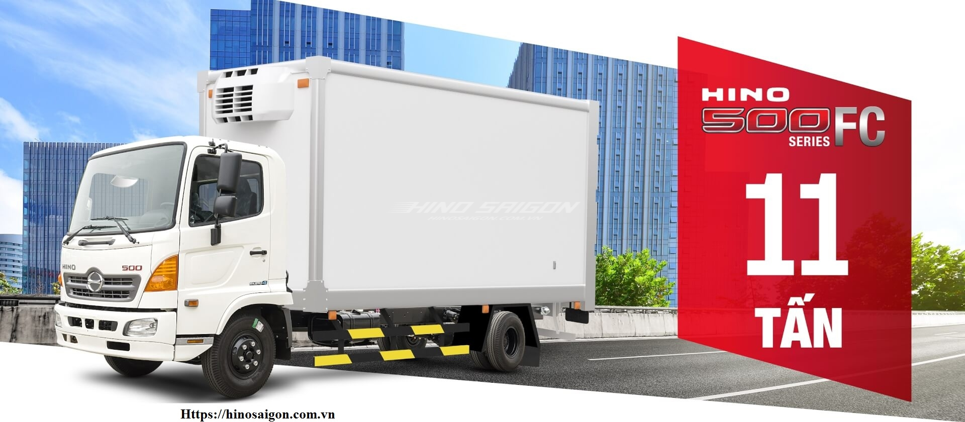 Hino chính thức ra mắt xe tải FC series 500 tổng trọng tải 11.000 kg