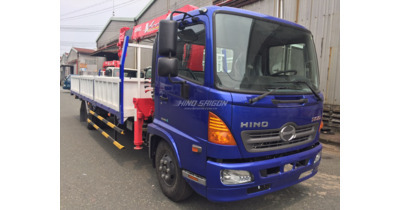 Hino FC9JLTC gắn cẩu unic URV346 tải trọng 5.1 tấn